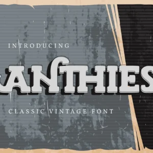 Anthies | Classic Vintage Font