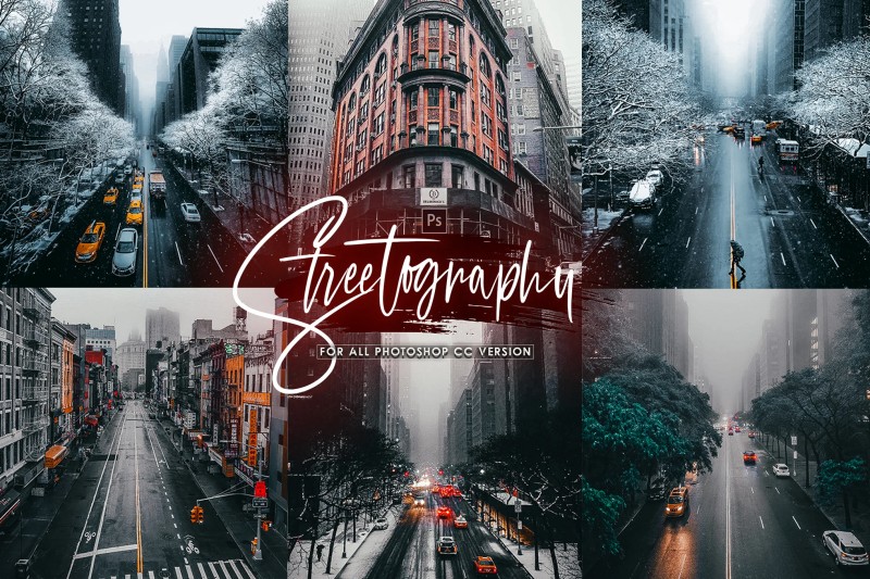 Streetography - Free Street Photoshop Actions