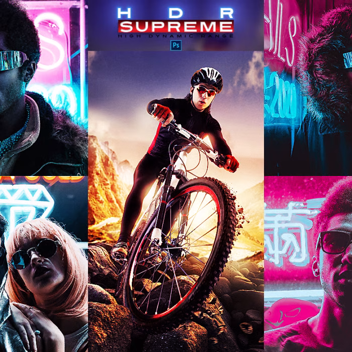 HDR Supreme Photoshop Actions