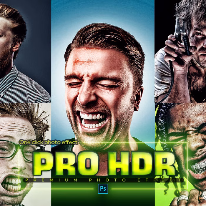 PRO HDR Photoshop Action