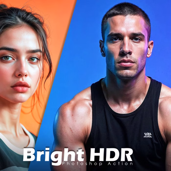 Bright HDR Photoshop Action